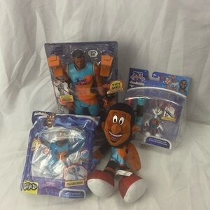 Space Jam A New Legacy LeBron James Bugs Bunny Action Figures Toys NIB Lot Of 4